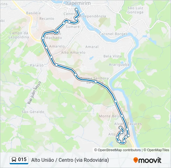 015 Bus Line Map