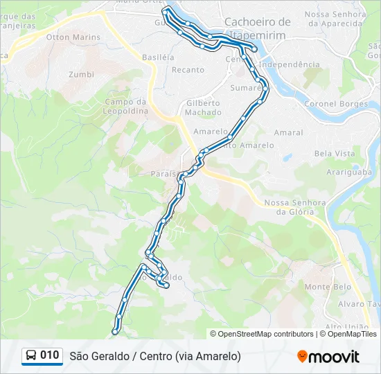 010 Bus Line Map
