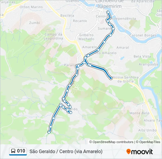 010 Bus Line Map