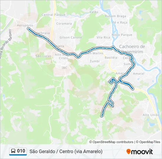 010 Bus Line Map