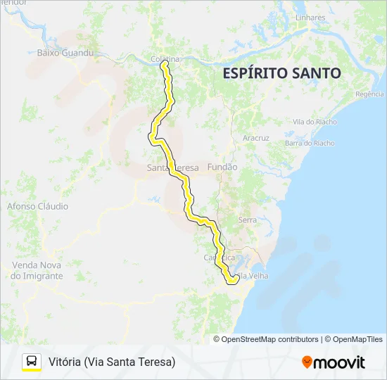005/1/1000 Bus Line Map