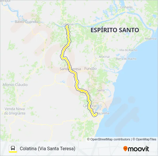 005/1/1000 Bus Line Map