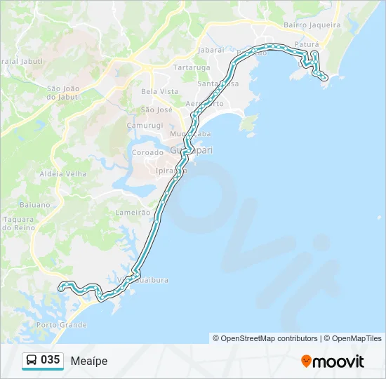 035 Bus Line Map