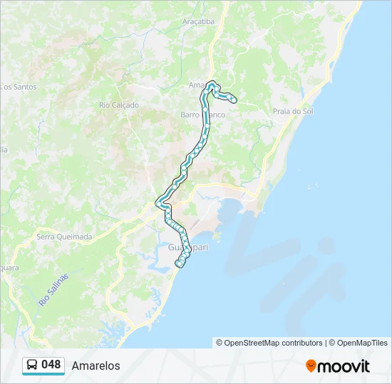 048 Bus Line Map