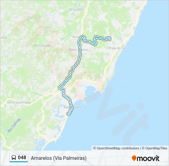 048 Bus Line Map