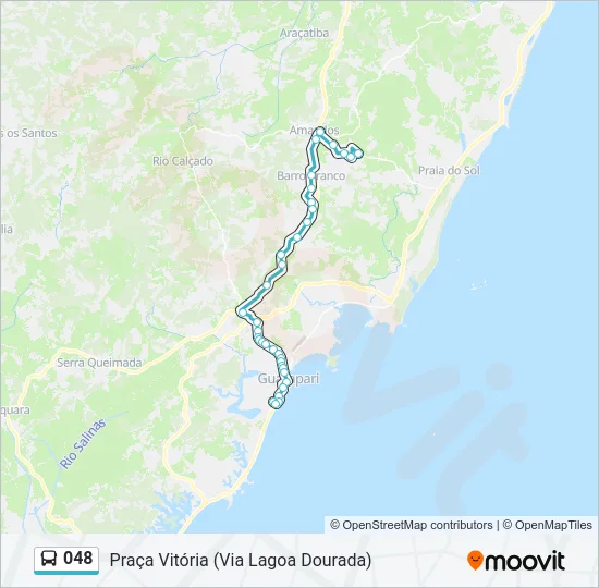 048 Bus Line Map
