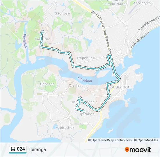 024 Bus Line Map