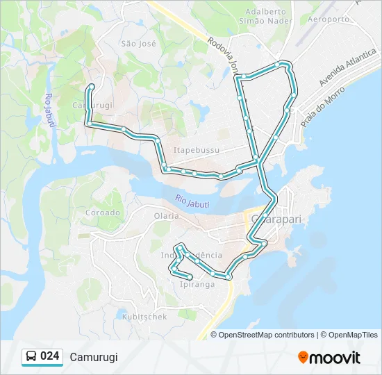 024 Bus Line Map