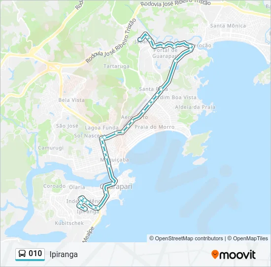 010 Bus Line Map