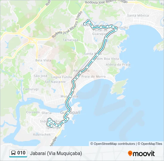 010 Bus Line Map