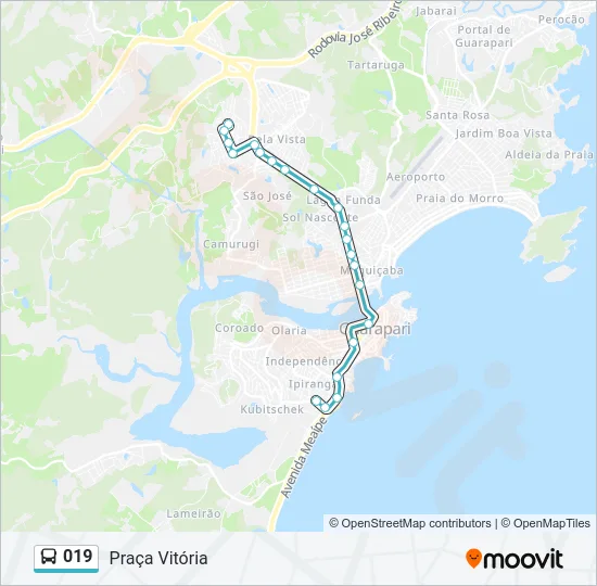 019 Bus Line Map