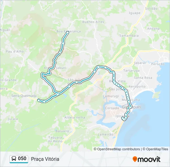 050 Bus Line Map