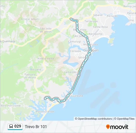 029 Bus Line Map