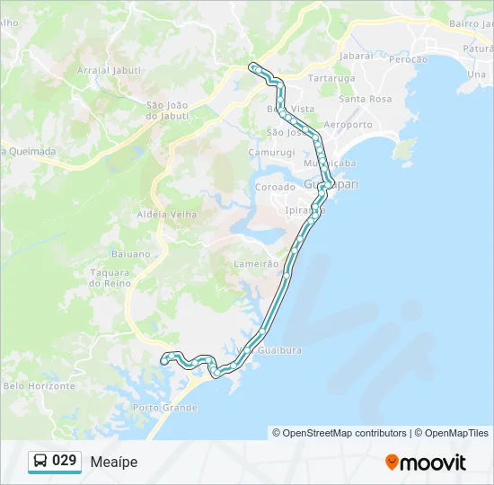 029 Bus Line Map