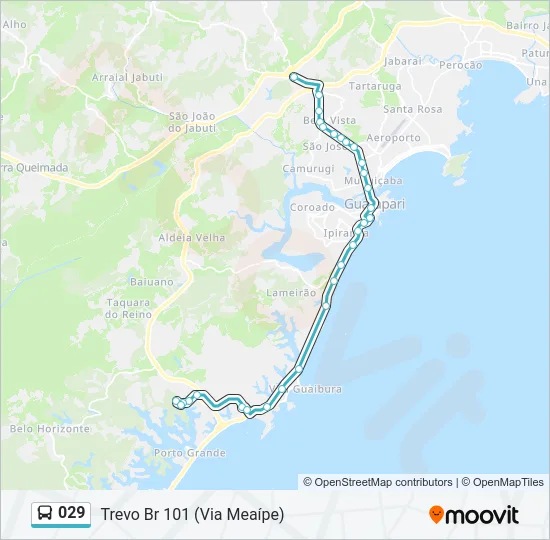 029 Bus Line Map