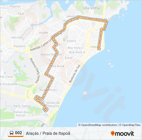 002 Bus Line Map