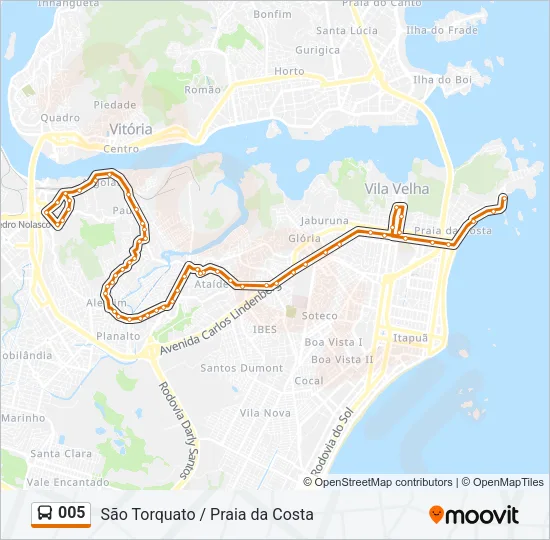 005 Bus Line Map
