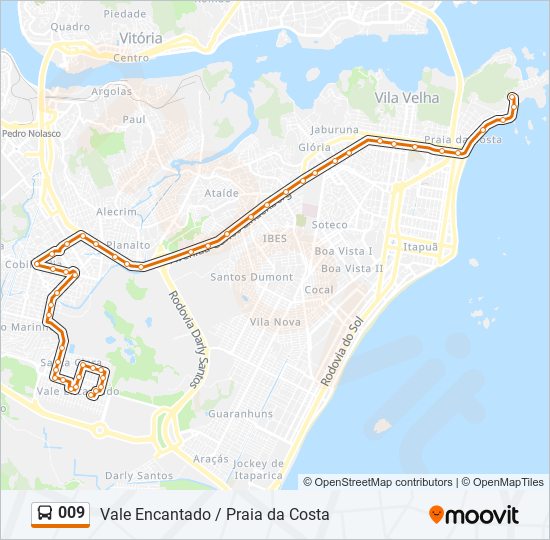 009 bus Line Map