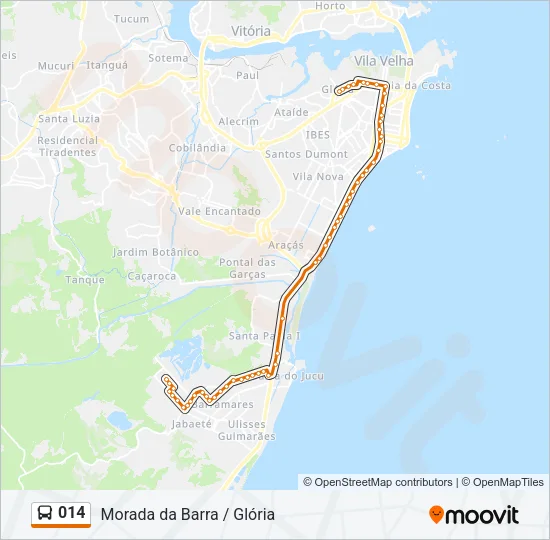 014 Bus Line Map