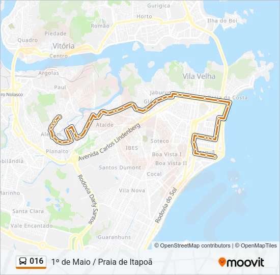016 Bus Line Map