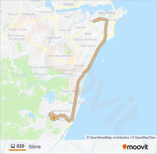 020 Bus Line Map