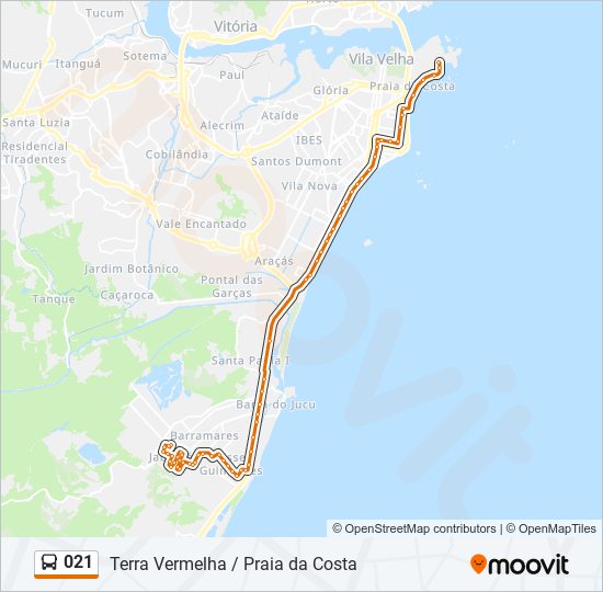 021 bus Line Map