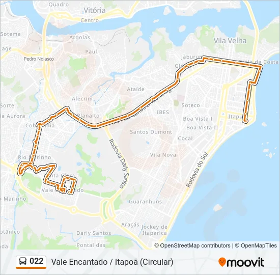 022 Bus Line Map