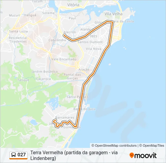 027 Bus Line Map