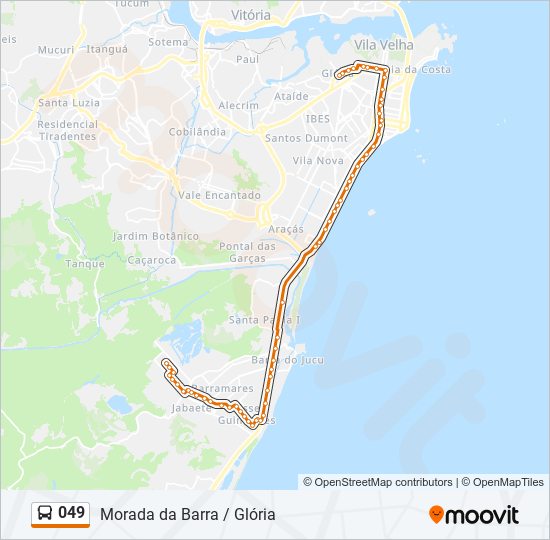 049 bus Line Map