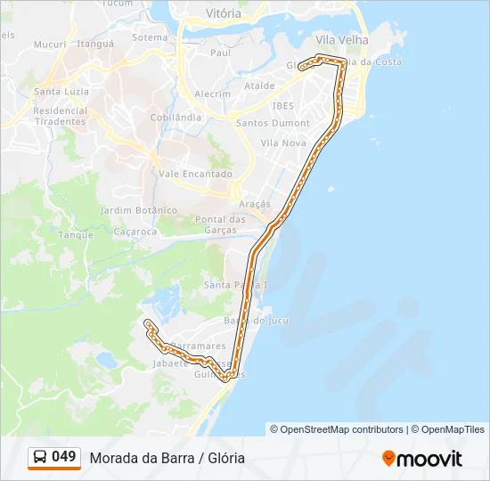 049 Bus Line Map