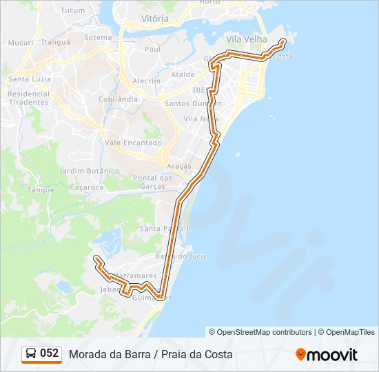 052 bus Line Map