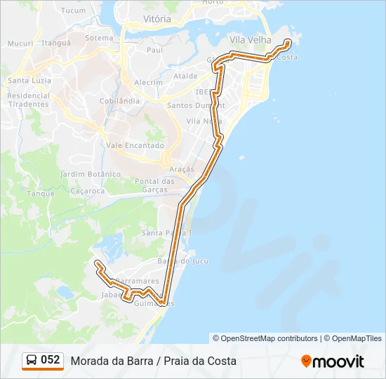 052 Bus Line Map
