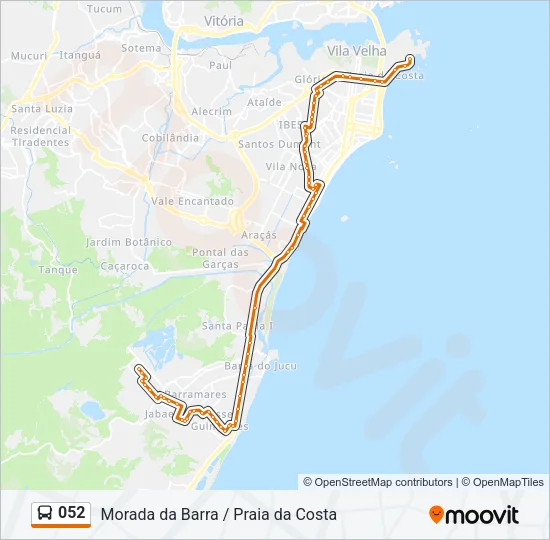 052 Bus Line Map