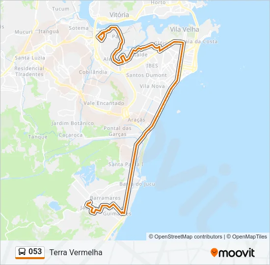 053 Bus Line Map