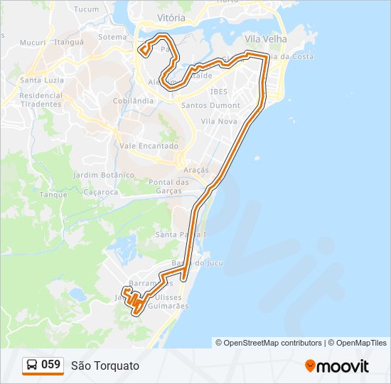 059 bus Line Map