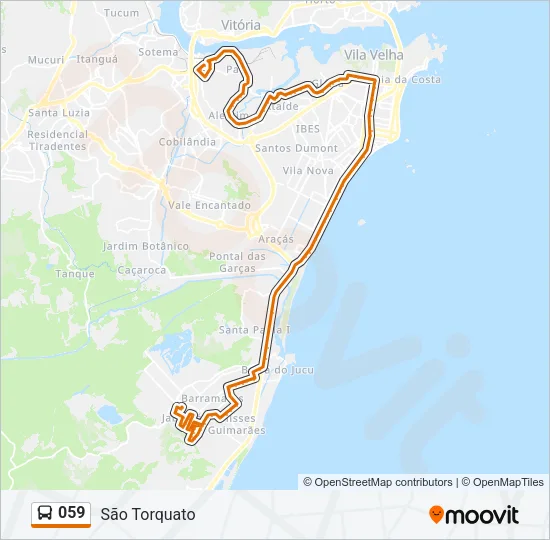 059 Bus Line Map
