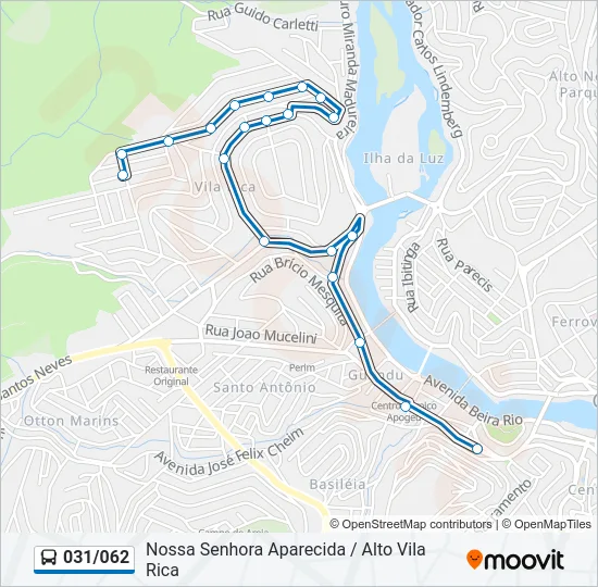 031/062 Bus Line Map