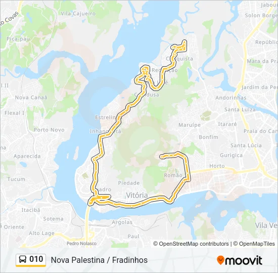 010 Bus Line Map