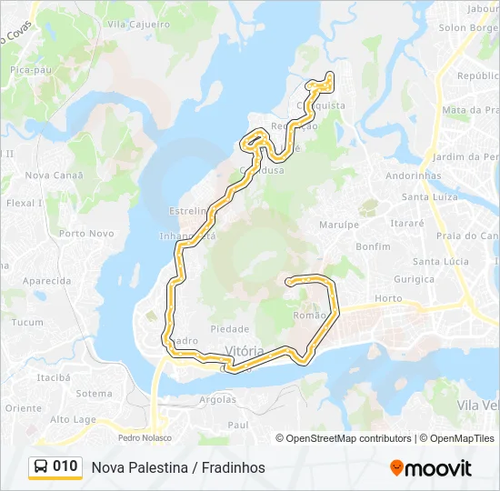010 Bus Line Map