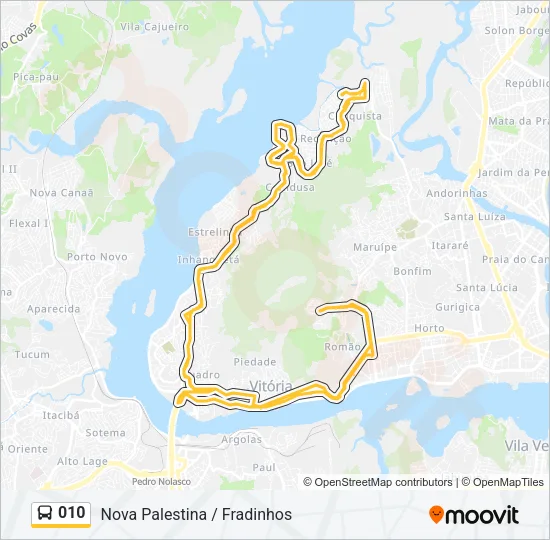 010 Bus Line Map