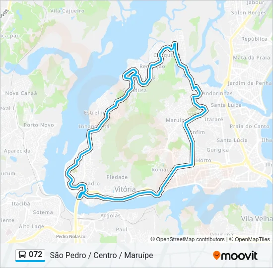 072 Bus Line Map