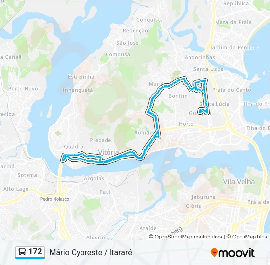 172 Bus Line Map