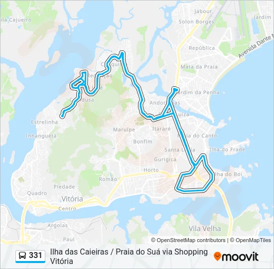 331 Bus Line Map
