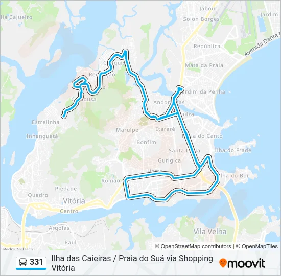 331 Bus Line Map