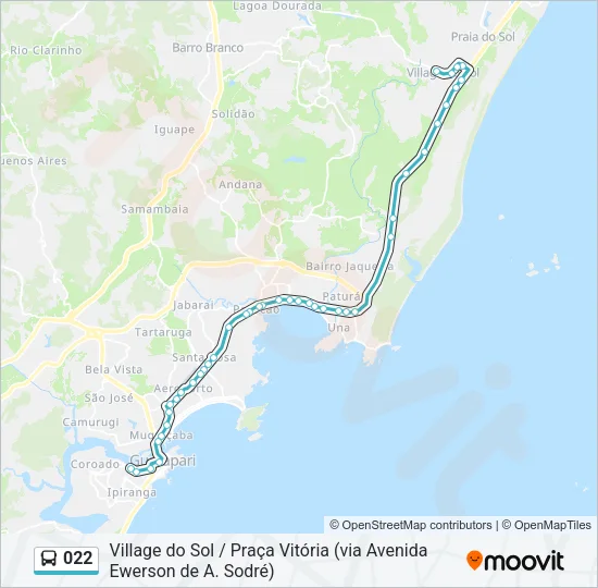 022 Bus Line Map
