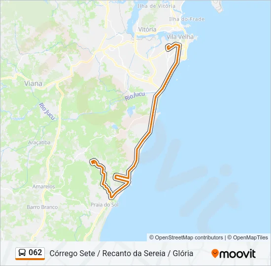 062 Bus Line Map