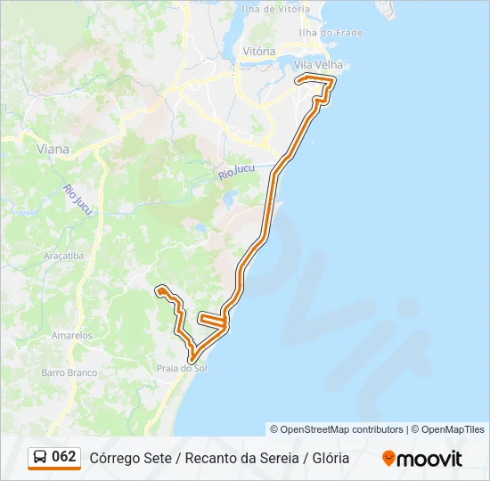 062 Bus Line Map
