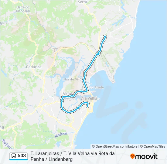 503 Bus Line Map