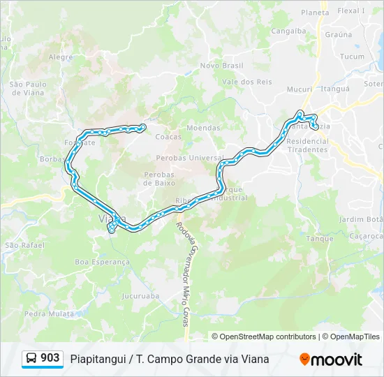 903 Bus Line Map