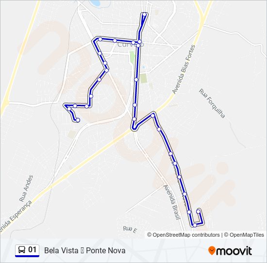 01 bus Line Map